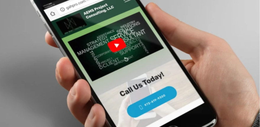 AEMS Project Consulting LLC Web Design Portfolio