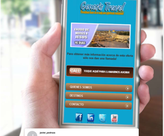 Genesis Travel Web Design Portfolio