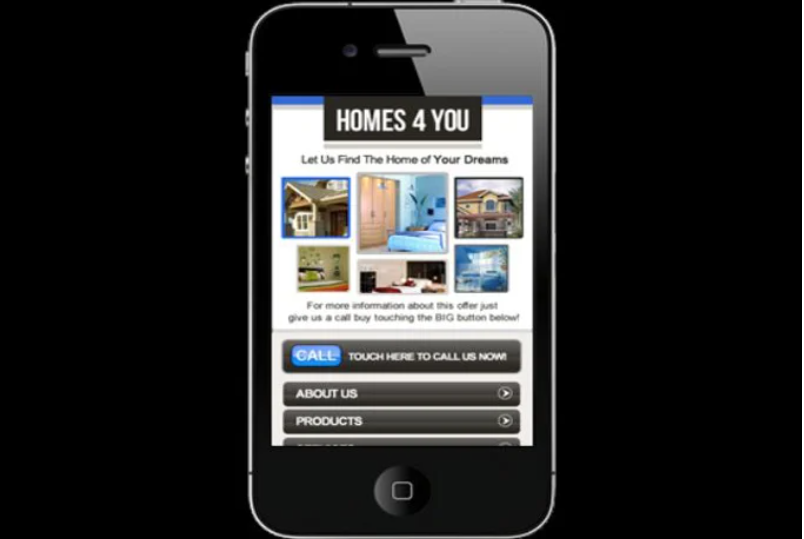 Homes4You Web Design Portfolio