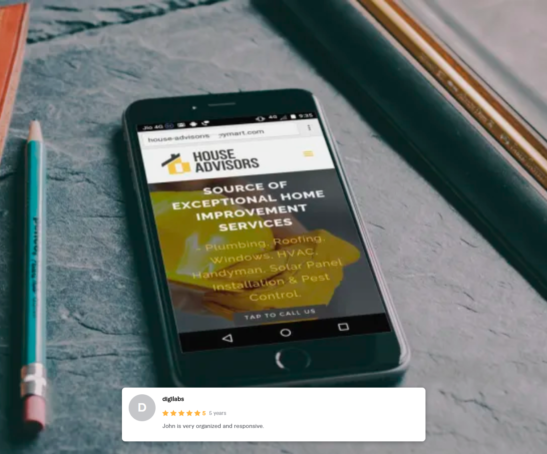 House Advisors Web Design Portfolio